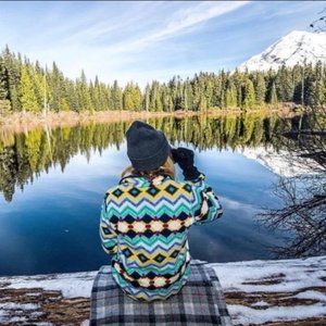 Patagonia Synchilla Snap Fleece Pullover in Timber Twist size L